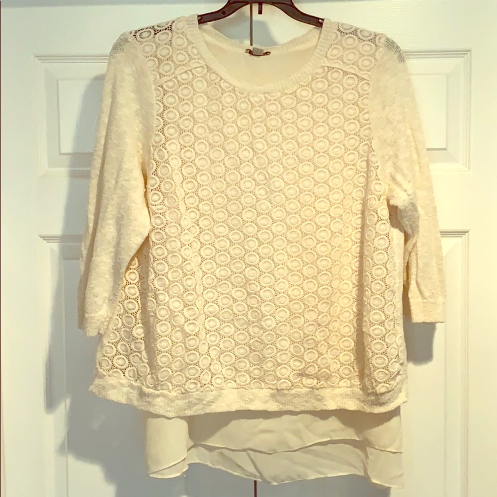 Cream Blouse